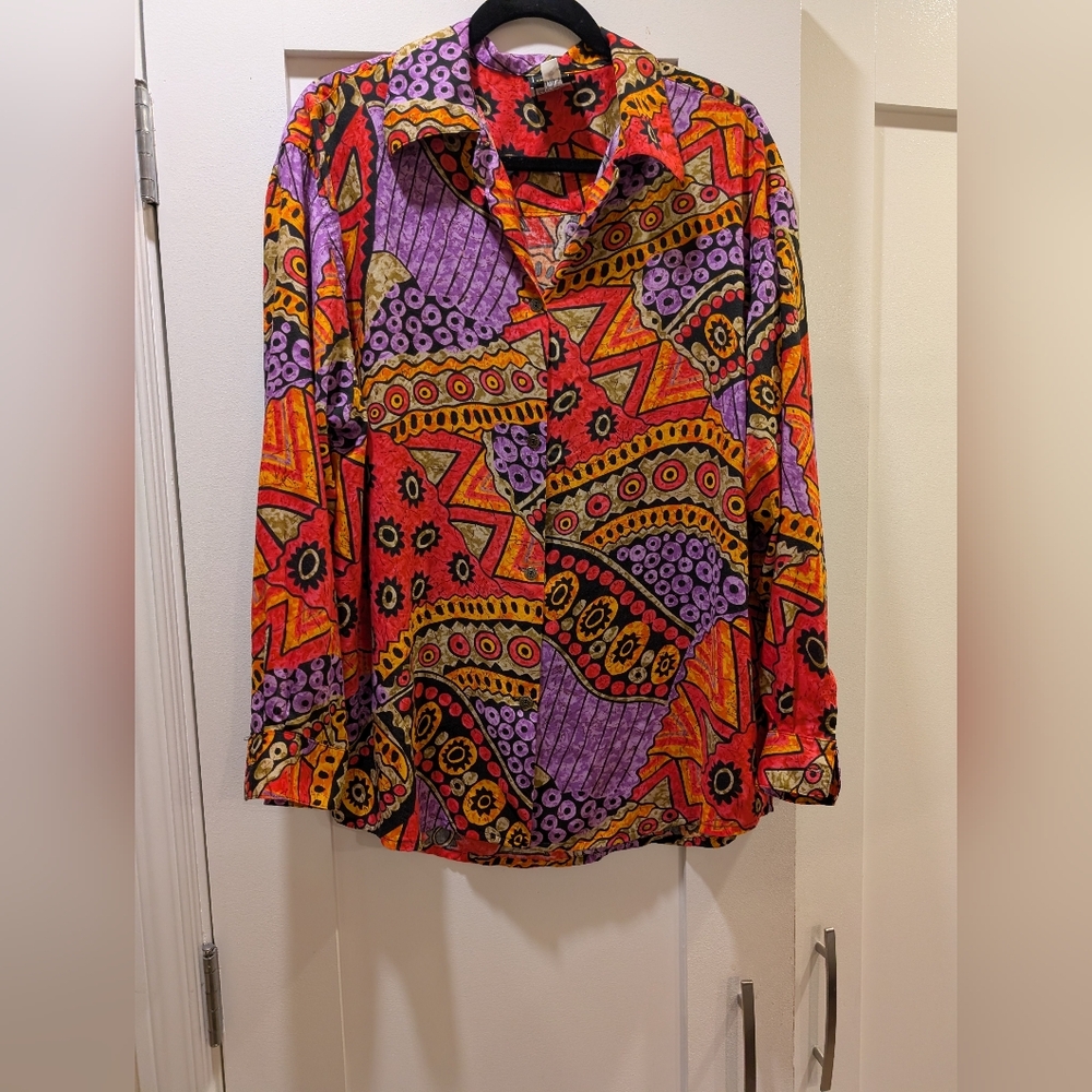 Vintage PikNik Vancouver Top,L - Picture 1 of 8